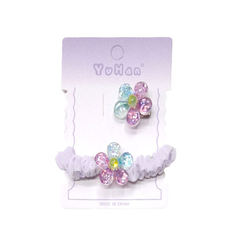 Broche pinza colitas para el cabello 2 pcs flor Broche Pinza Colitas Para El Cabello 2 Pcs Flor