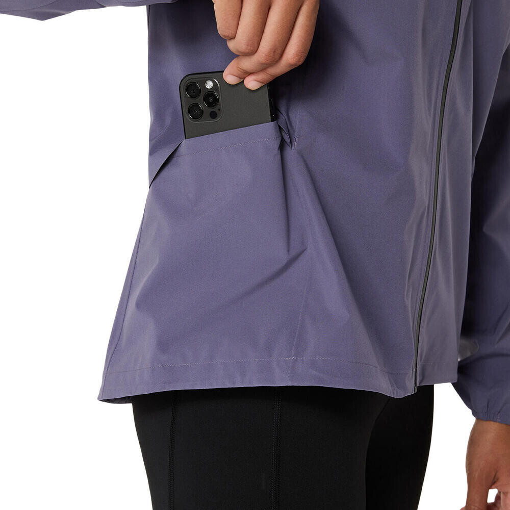 Metarun Waterproof Jacket - Mujer Greyish Purple