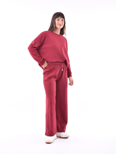 PANTALON DARIAN BORDEAUX