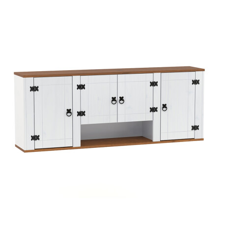 Aéreo 4 Puertas Linea Naturale Blanco/Roble