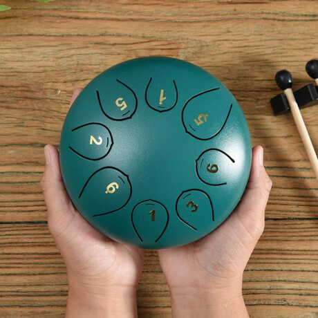 Tambor instrumento musical Verde