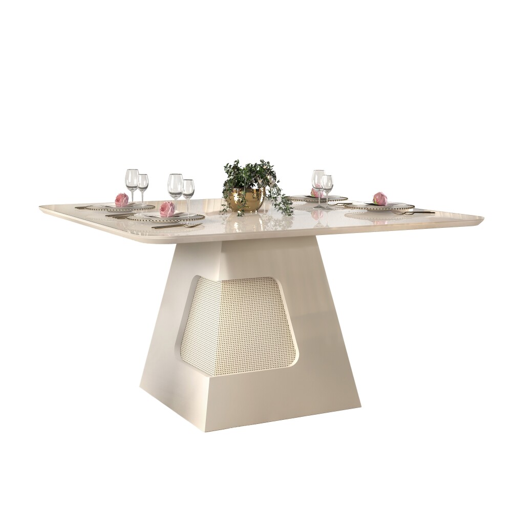Mesa de Comedor Dala Blanco/Blanco
