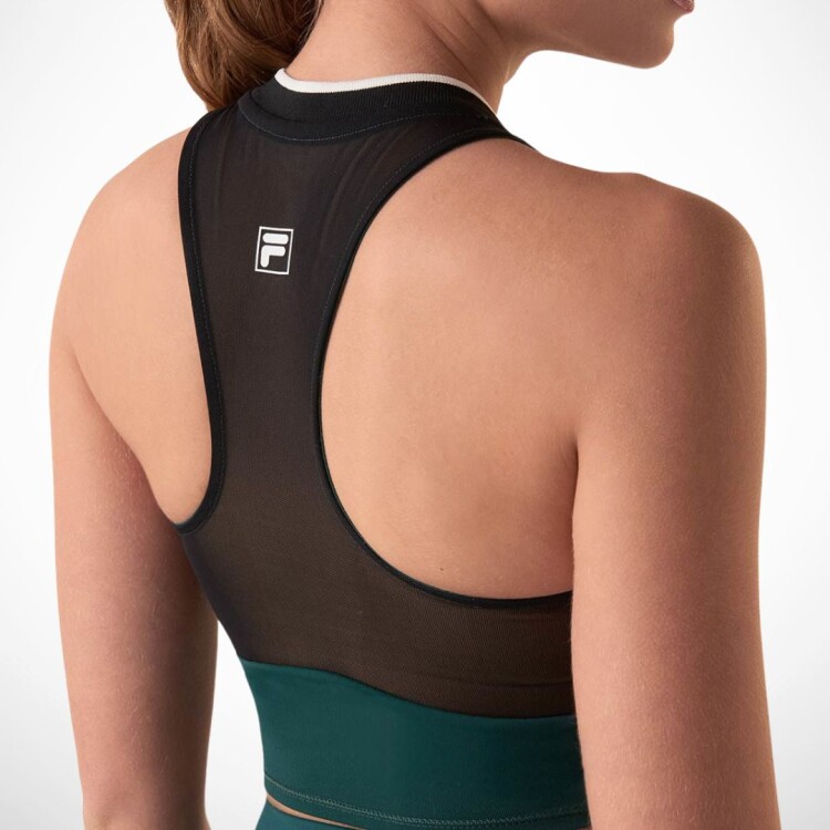 TOP CUELLO ALTO TIPO NADADORA MATCH TENIS FILA Verde