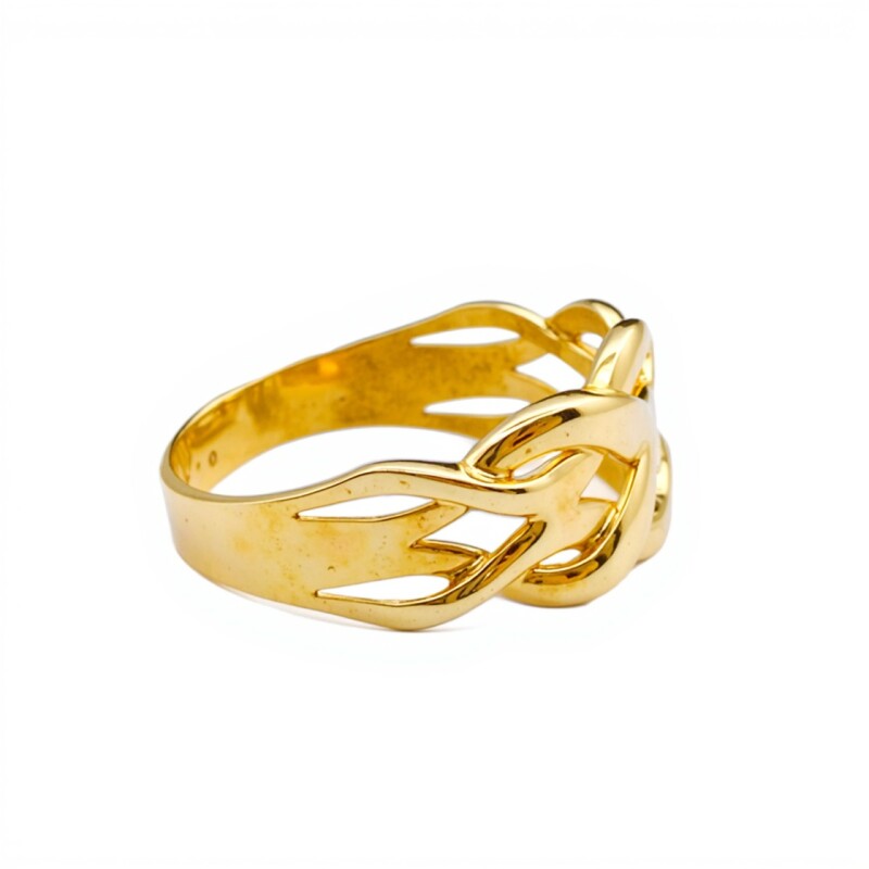 Anillo Trenzado-Oro bajo-Sin Piedra-AN8175 sinpiedra