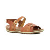 Sandalia Country Mujer Tiras Cruzadas Con Pulsera Damasco-miel