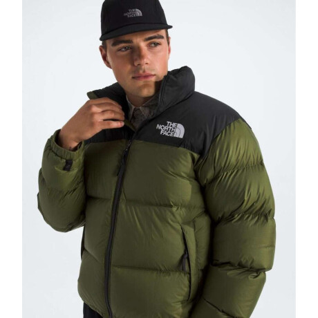 Campera de Pluma 1996 Nuptse hombre Woodland Green/tnf Blac