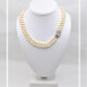 Collar Perlas De Cultivo Con Broche De Oro 18 K , Brillantes Y Perla Collar Perlas De Cultivo Con Broche De Oro 18 K , Brillantes Y Perla