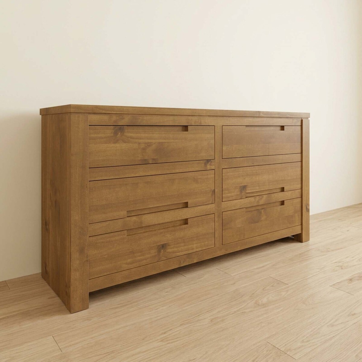 COMODA - MADERA NATURAL-BEIGE FRESNO 