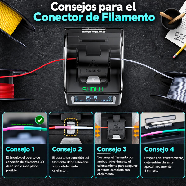 Conector De Filamentos Sunlu 01 CONECTOR DE FILAMENTOS SUNLU 01