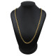 Cadena en oro 18k tipo forcet. Largo 45 cm aprox. Cadena en oro 18k tipo forcet. Largo 45 cm aprox.