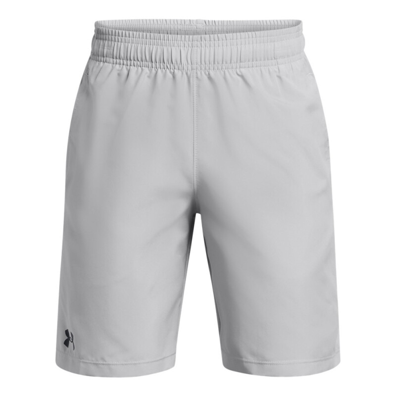 UA Woven Short-RED GRY-011