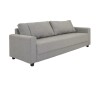 SOFA 3 CUERPOS - TAPIZADO TELA TRAMADA CRUDA Y NEGRO SOFA 3 CUERPOS - TAPIZADO TELA TRAMADA CRUDA Y NEGRO