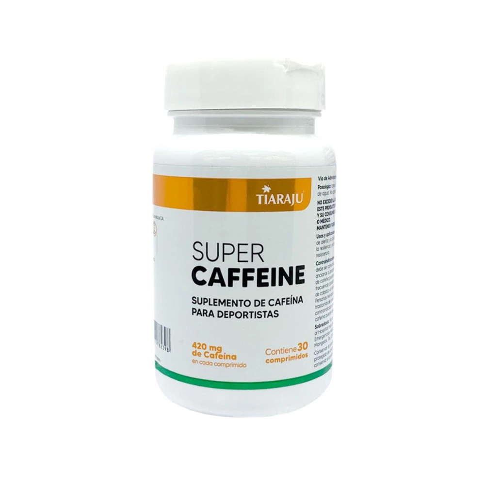 TIARAJU SUPER CAFEINA FR. X 30 COMP.