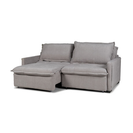 Sofá Cama Oliver - Tela Microfibra 12074 (Ceniza)