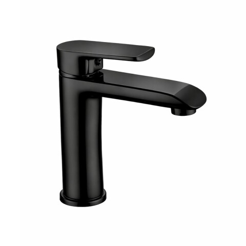 Griferia de lavatorio Monocomando bajo de mesada Alassio Negro Mate Griferia De Lavatorio Monocomando Bajo De Mesada Alassio Negro Mate