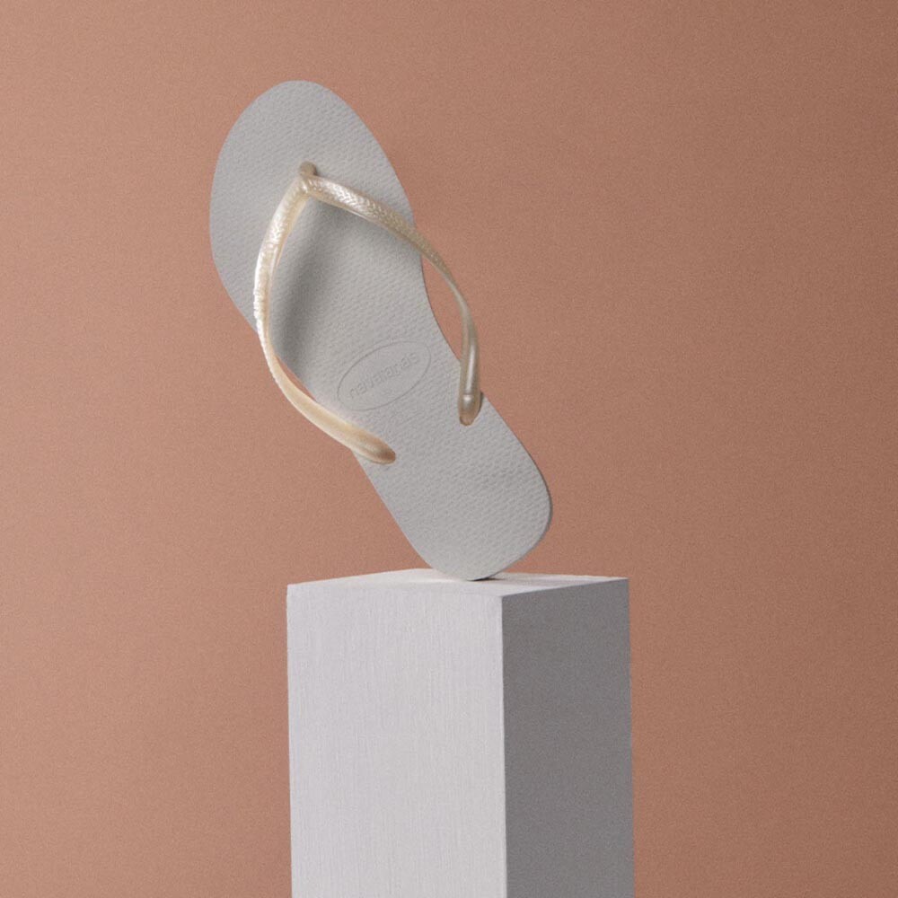 Sandalias Havaianas Slim Mujer Blanco