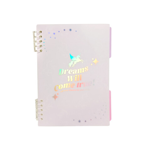 Cuaderno unicornio A5 diseño 1
