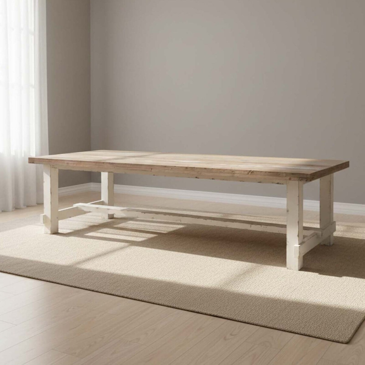 MESA DE COMEDOR - PINO BLANCO AIMANN 