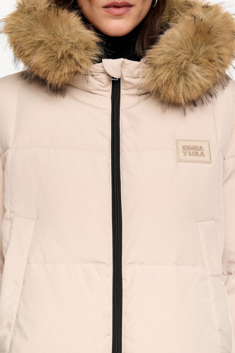 ABRIGO ACOLCHADO Marfil