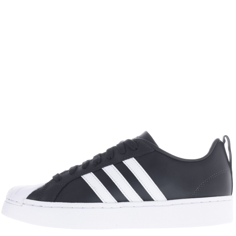 Championes de Mujer Adidas Court Low Streetcheck Cloudfoam Negro - Blanco