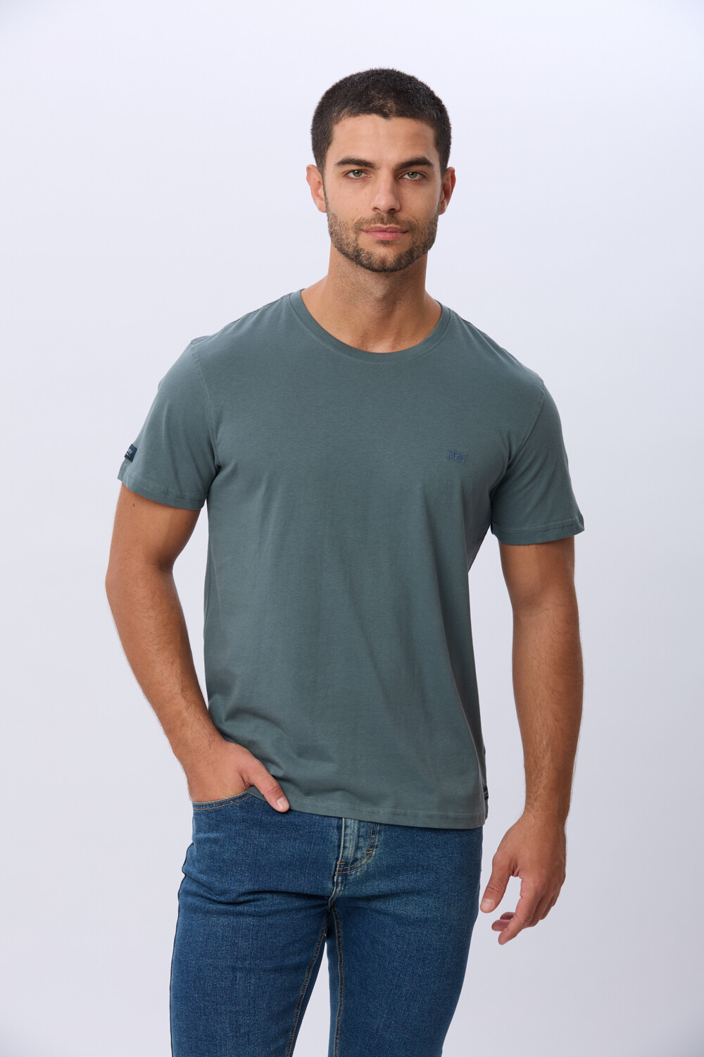 REMERA BÁSICA DE ALGODÓN Petroleo