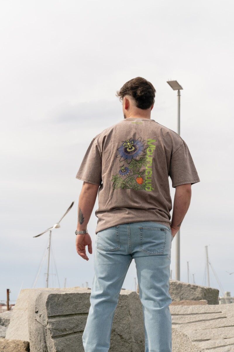 Camiseta Mbaracuya Marrón