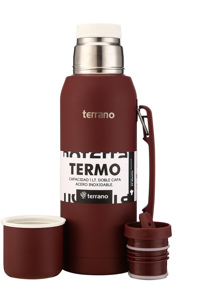 TERMO PREMIUM DE 1LT TERRANO CON MANIJA BORDO