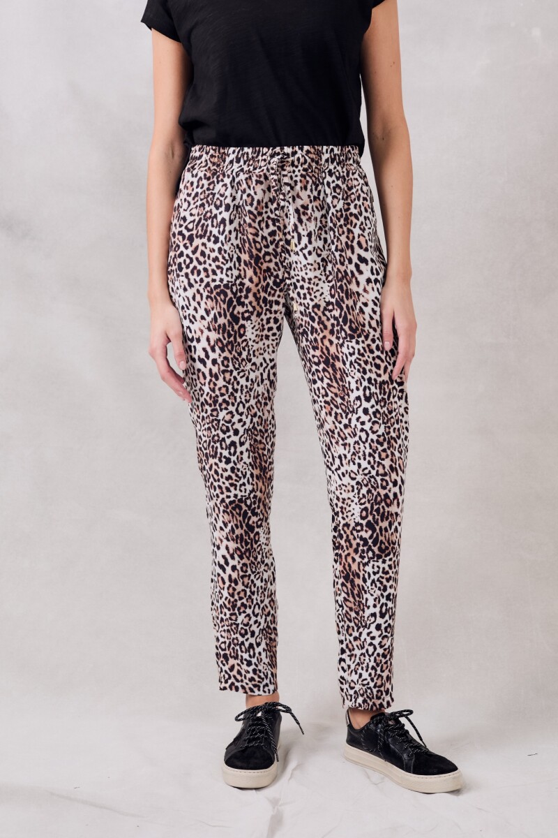 Pantalon Animal Print Multi