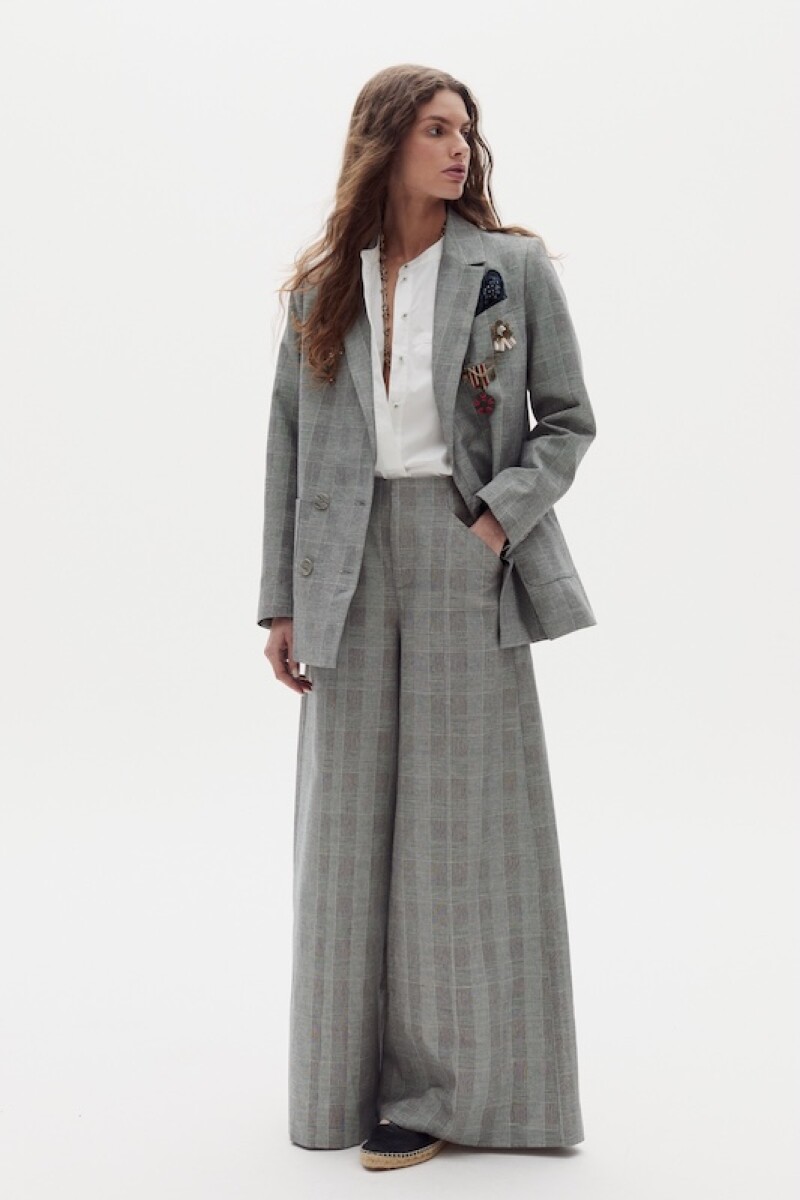 Blazer Joseph en Lino y Algodón Wilfred Checks