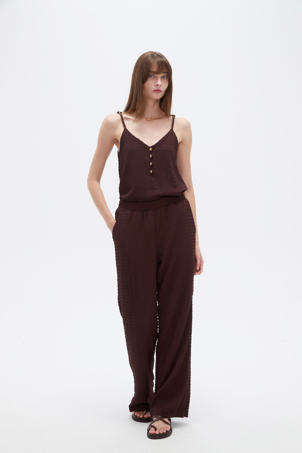 Pantalon Zeto Marron