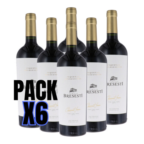 Vino Pequeñas Colecciones Bresesti Cabernet Franc pack 6 uni Vino Pequeñas Colecciones Bresesti Cabernet Franc pack 6 uni