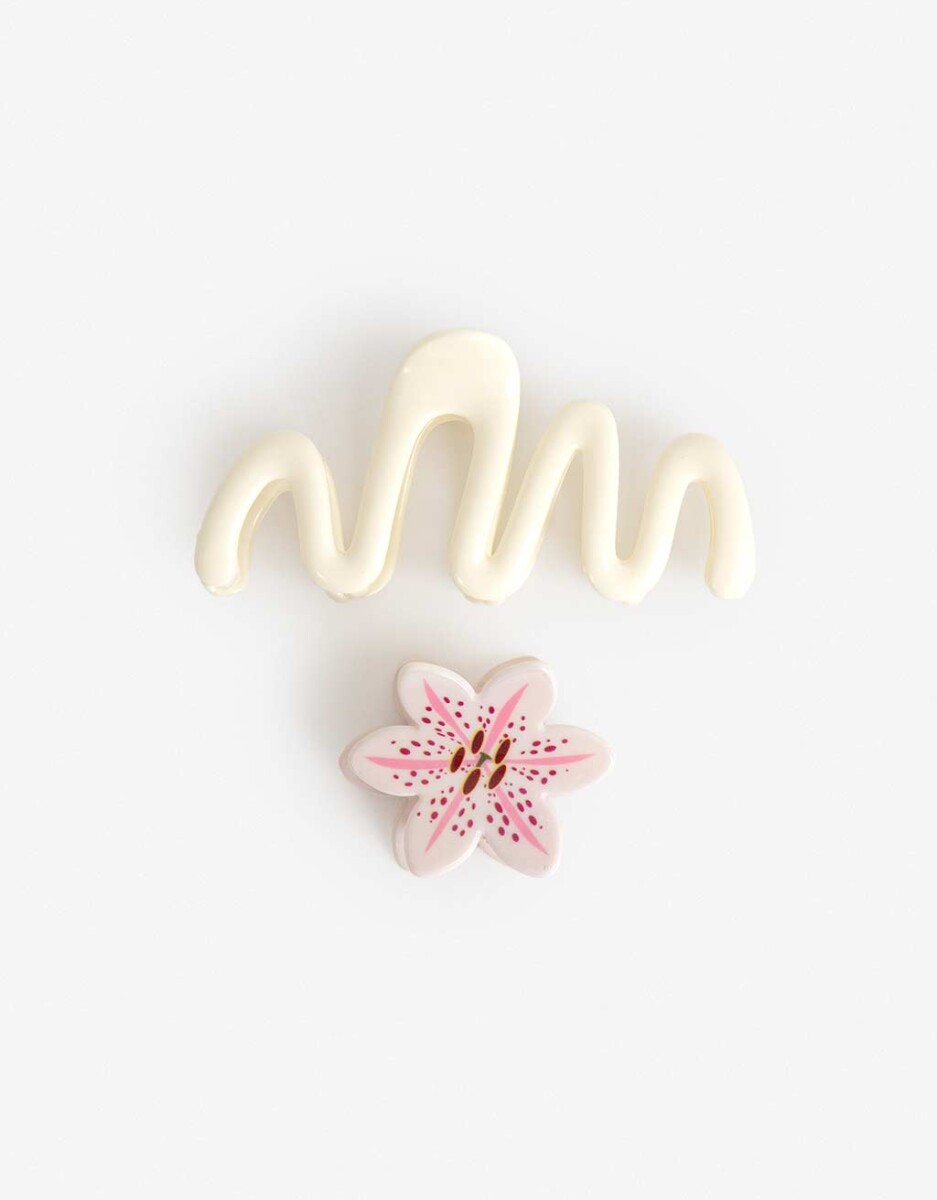Set Botánico, Broche Y Hebilla. 