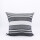 FUNDA ALMOHADON RAYAS NEGRO