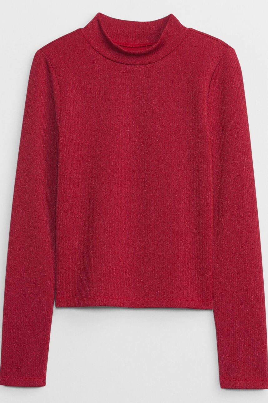 Remera Niña Red Metallic