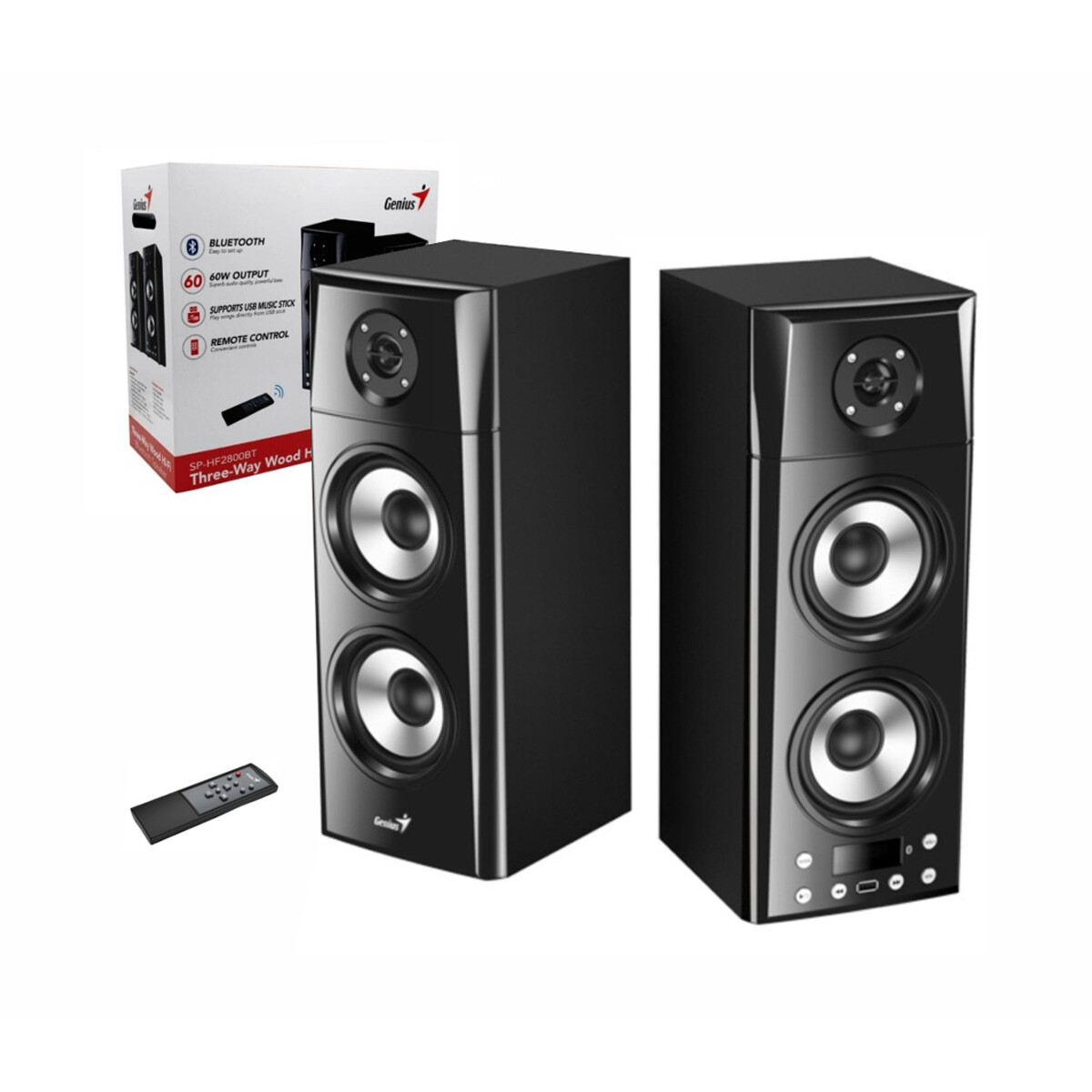 Parlante Genius 2.0 Hf2800 - PARLANTE GENIUS 2.0 SP HF2800 60W 