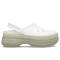 Classic Stacked Clog Blanco