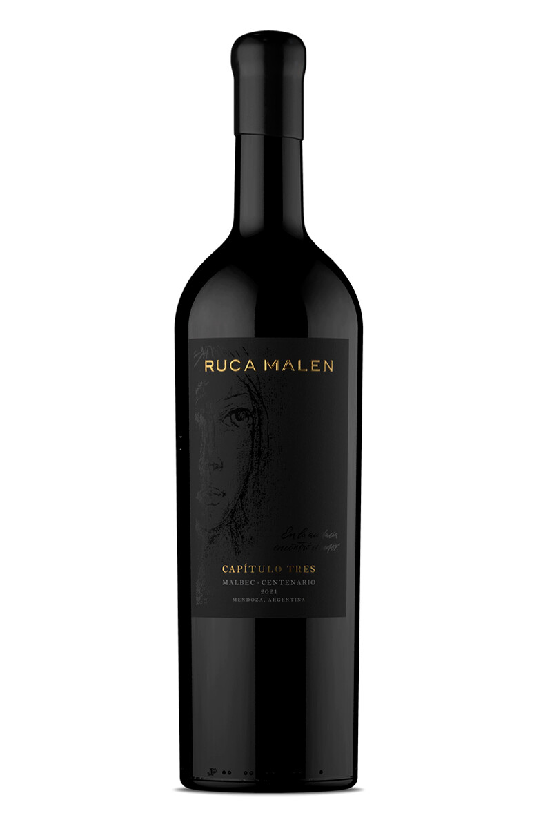 Vino RUCA MALEN Capítulo Tres Malbec Centenario 750ml. Vino RUCA MALEN Capítulo Tres Malbec Centenario 750ml.