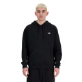 Canguro de Hombre New Balance Small Logo French Terry Hoodie Negro