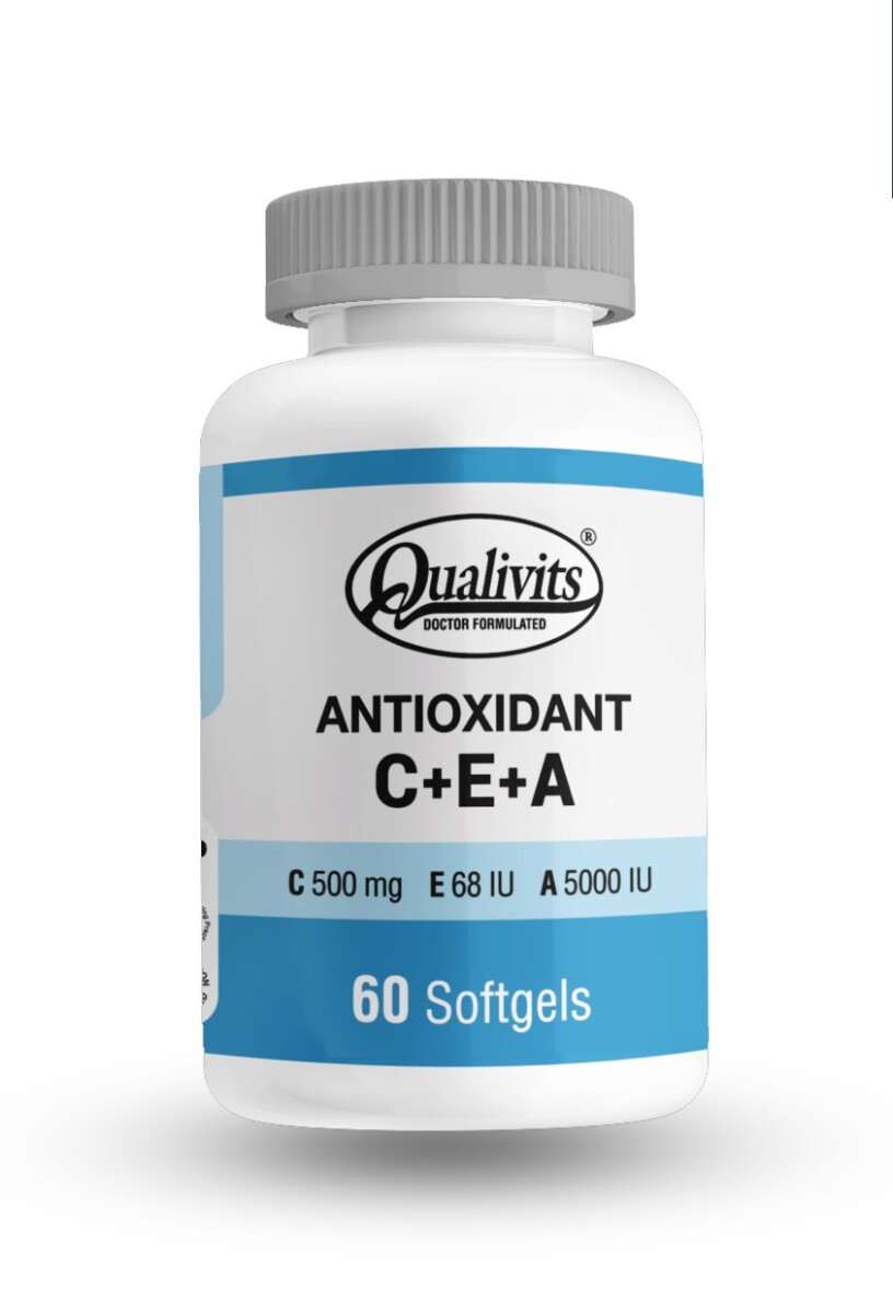 QUALIVITS ANTIOXIDANT C+E+A 60 SOFTGELS 