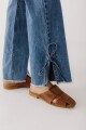 JEAN STRAIGHT BELT Celeste