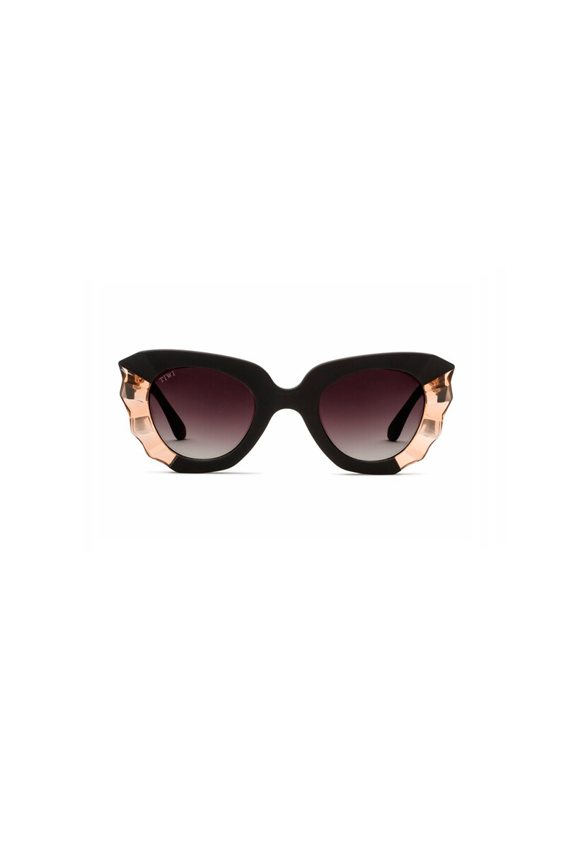 Tiwi Matisse - Bicolor Black / Pink With Burgundy Gradient Lenses 