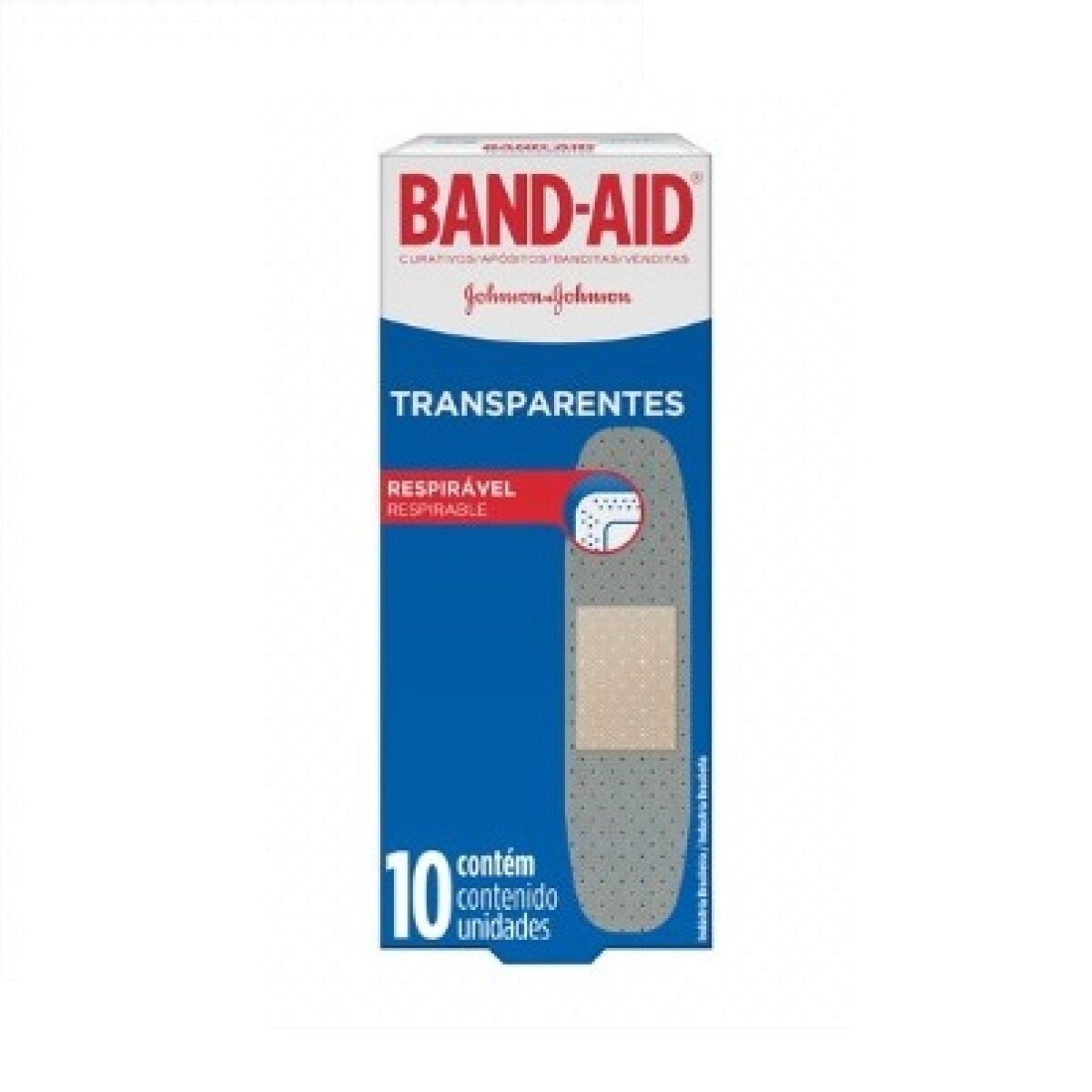 Curitas Band Aid Transparente 10 Uds. 
