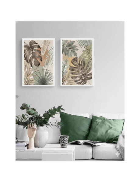 CUADRO CANVAS 30x40cm MARCO HOJAS 2 CUADRO CANVAS 30x40cm MARCO HOJAS 2