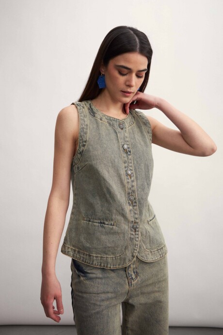 Chaleco Persia Verde