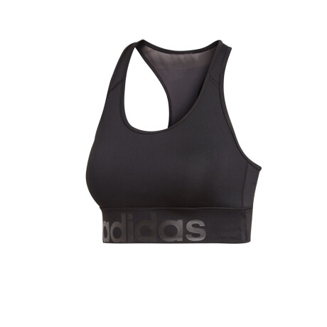 D2M LOGO BRA Black