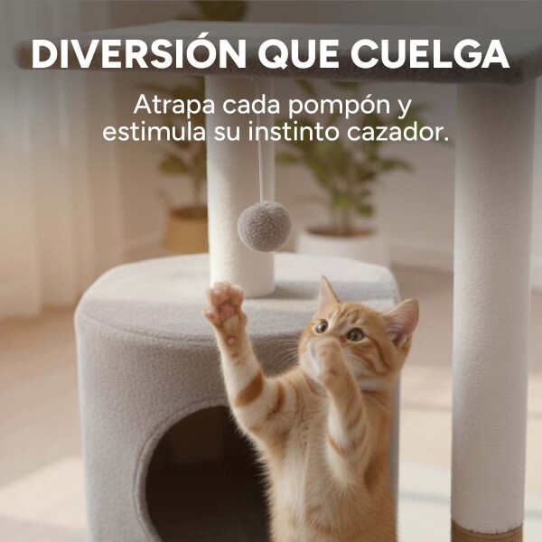 Gimnasio Rascador Para Gato Cama Torre Casa 3 Pisos Raton Gimnasio Rascador Para Gato Cama Torre Casa 3 Pisos Raton