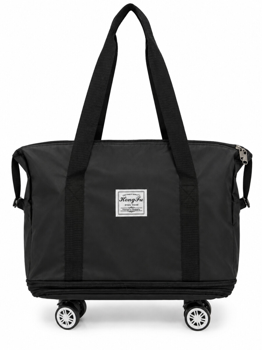 BOLSO DE VIAJE 3 NIVELES CON RUEDAS DESM - NEGRO 