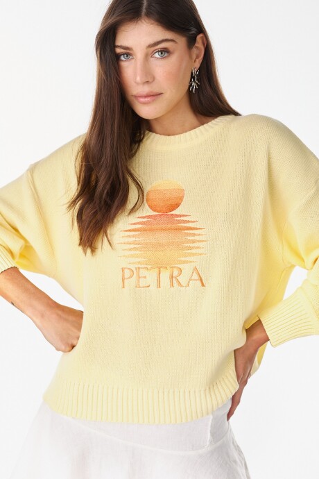 Sweater Reflejos Amarillo