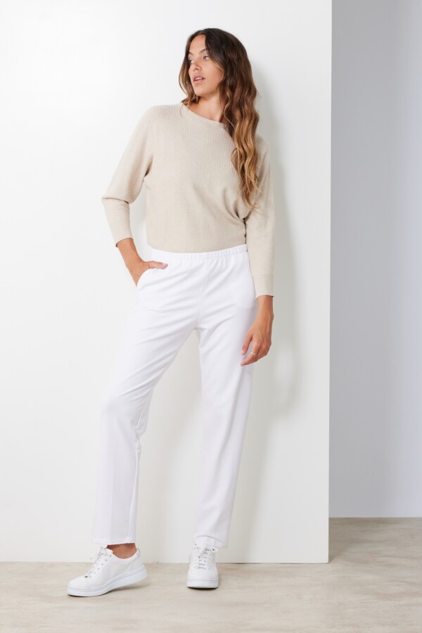 Jogger Comfy Algodon BLANCO