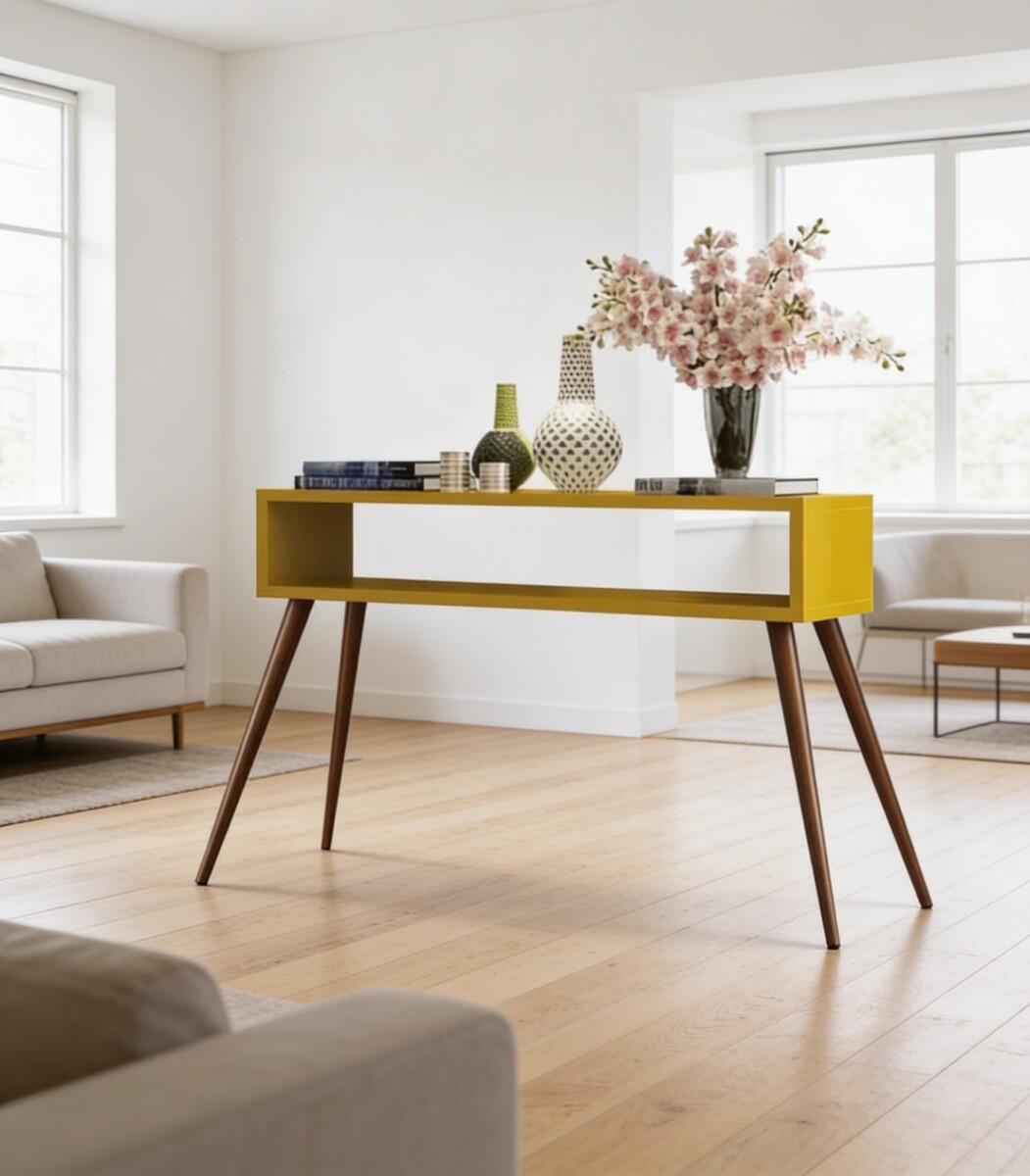 Aparador Moderno Quad 120cm - Amarillo 